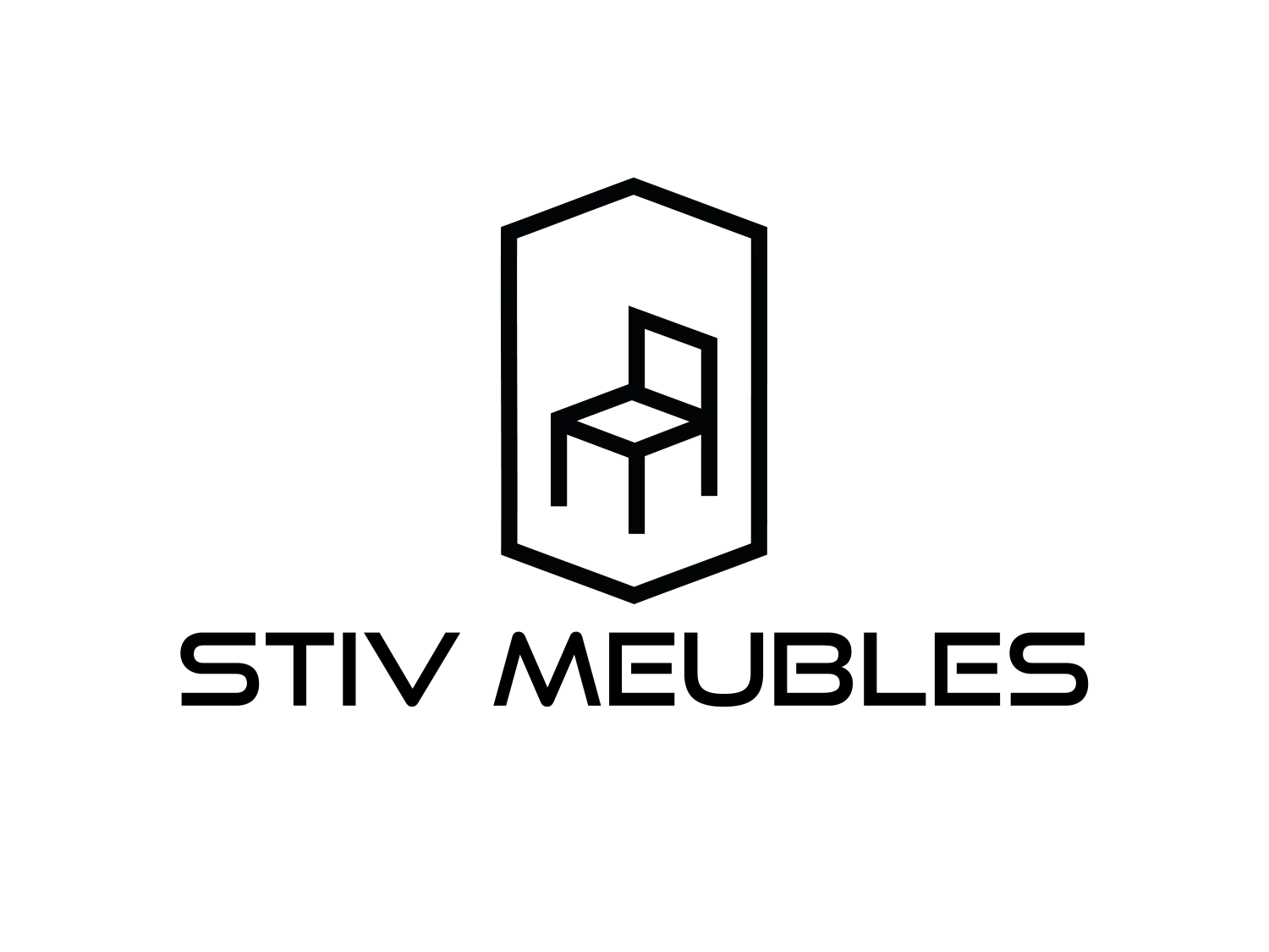 Grande commode 140cm  –  Noir + Chêne Wotan – Meuble de salon spacieux et moderne- TV loft