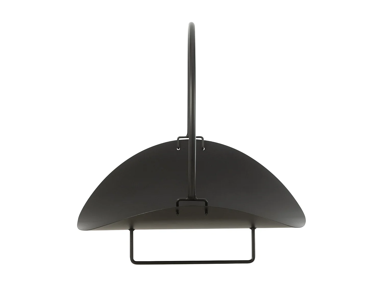 Cesta para leña de metal