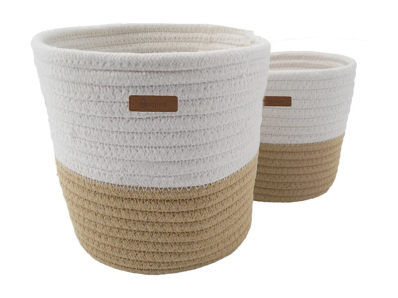 Set aus 2 Aufbewahrungskörben für Babys 18 x 16 cm