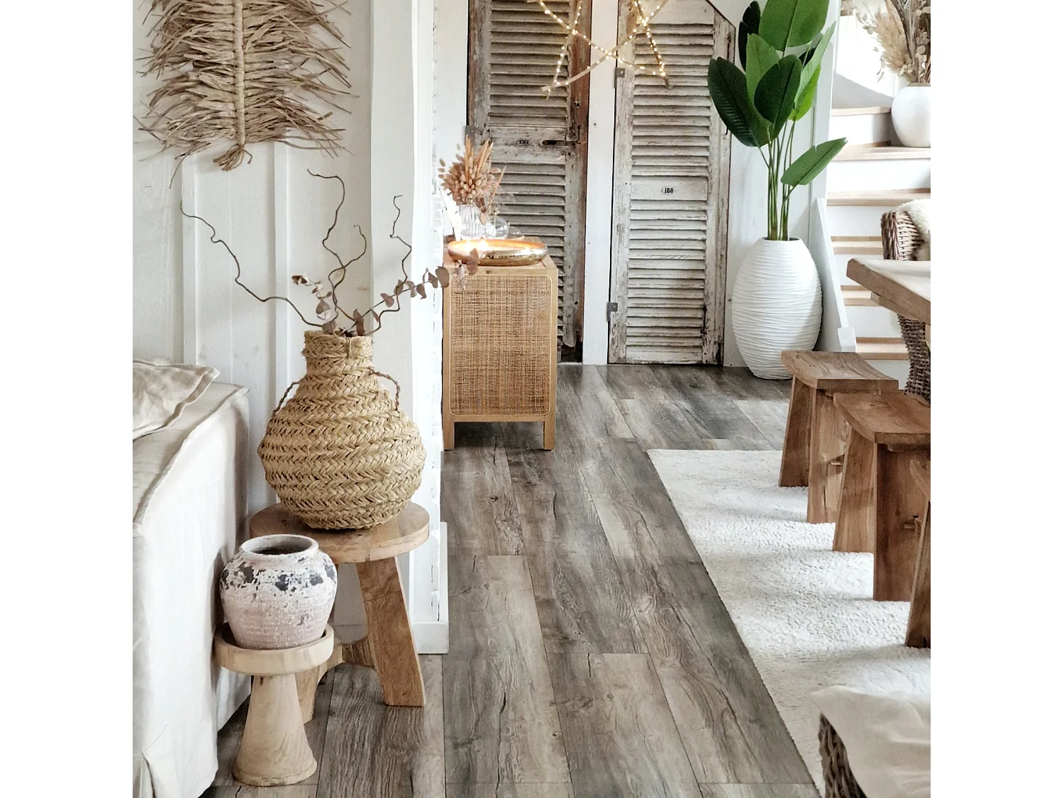 Grand panier déco jarre