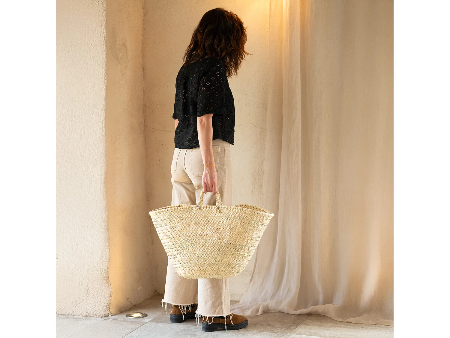 Cesta para el mercado Palm