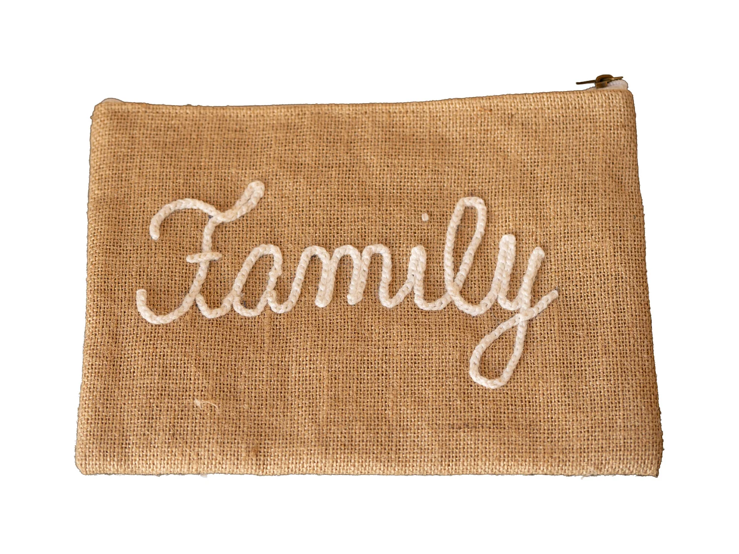 Pochette Jute "Family"