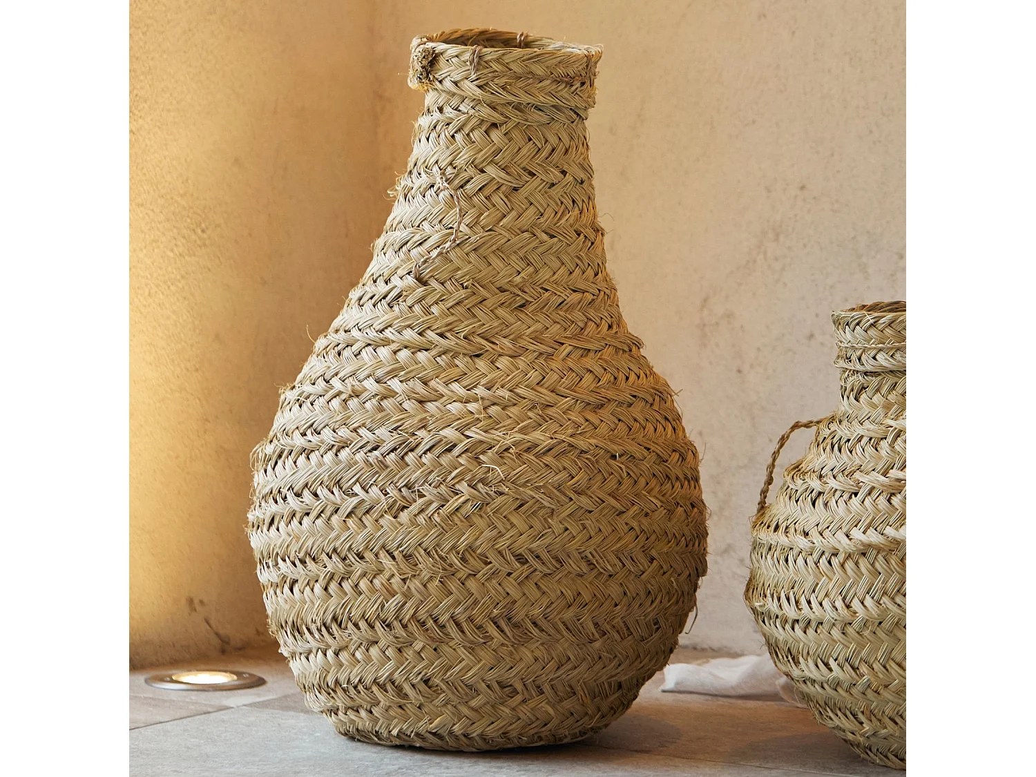 Gran cesta decorativa anfora