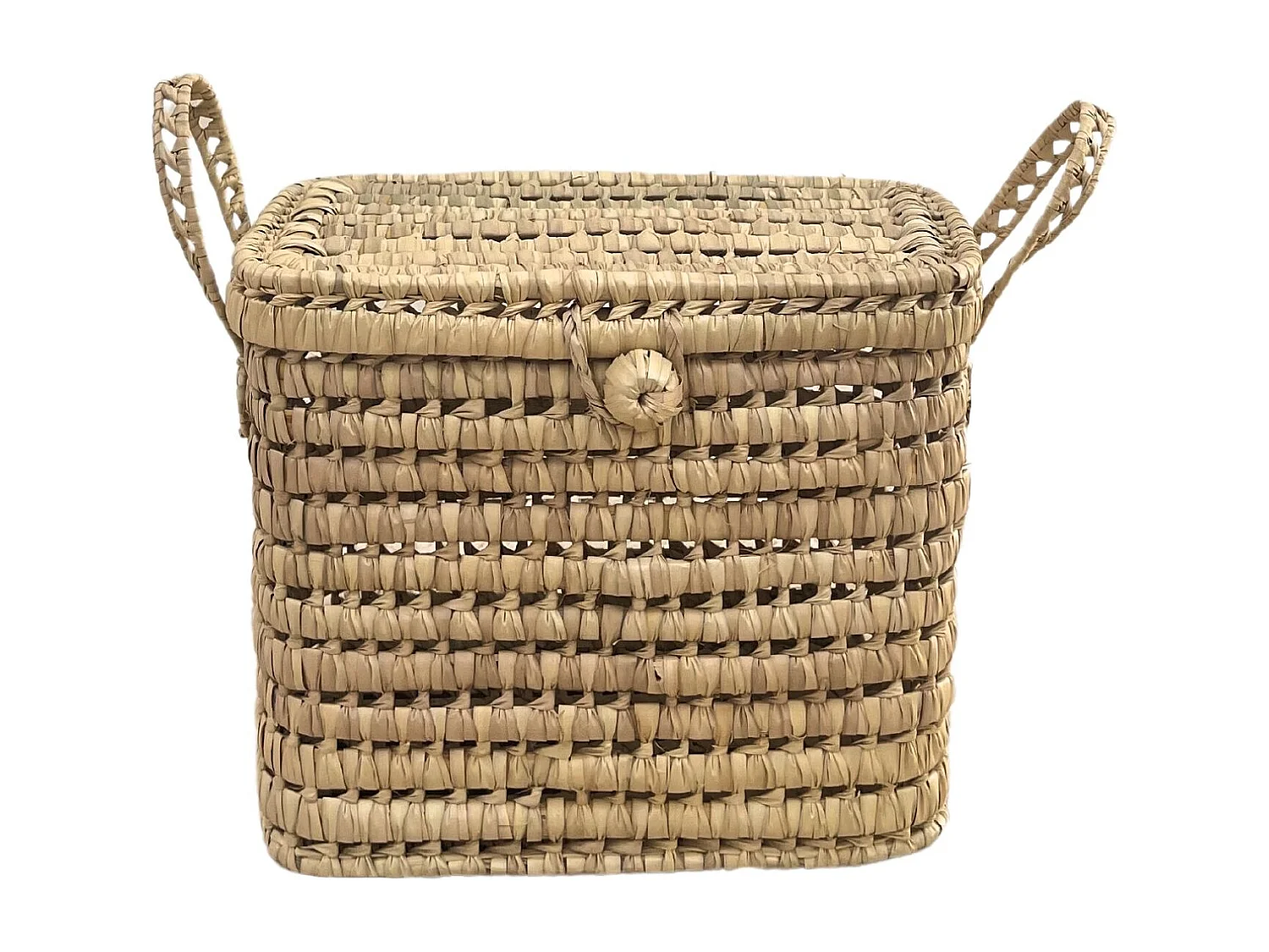 Malle de rangement feuille de palmier