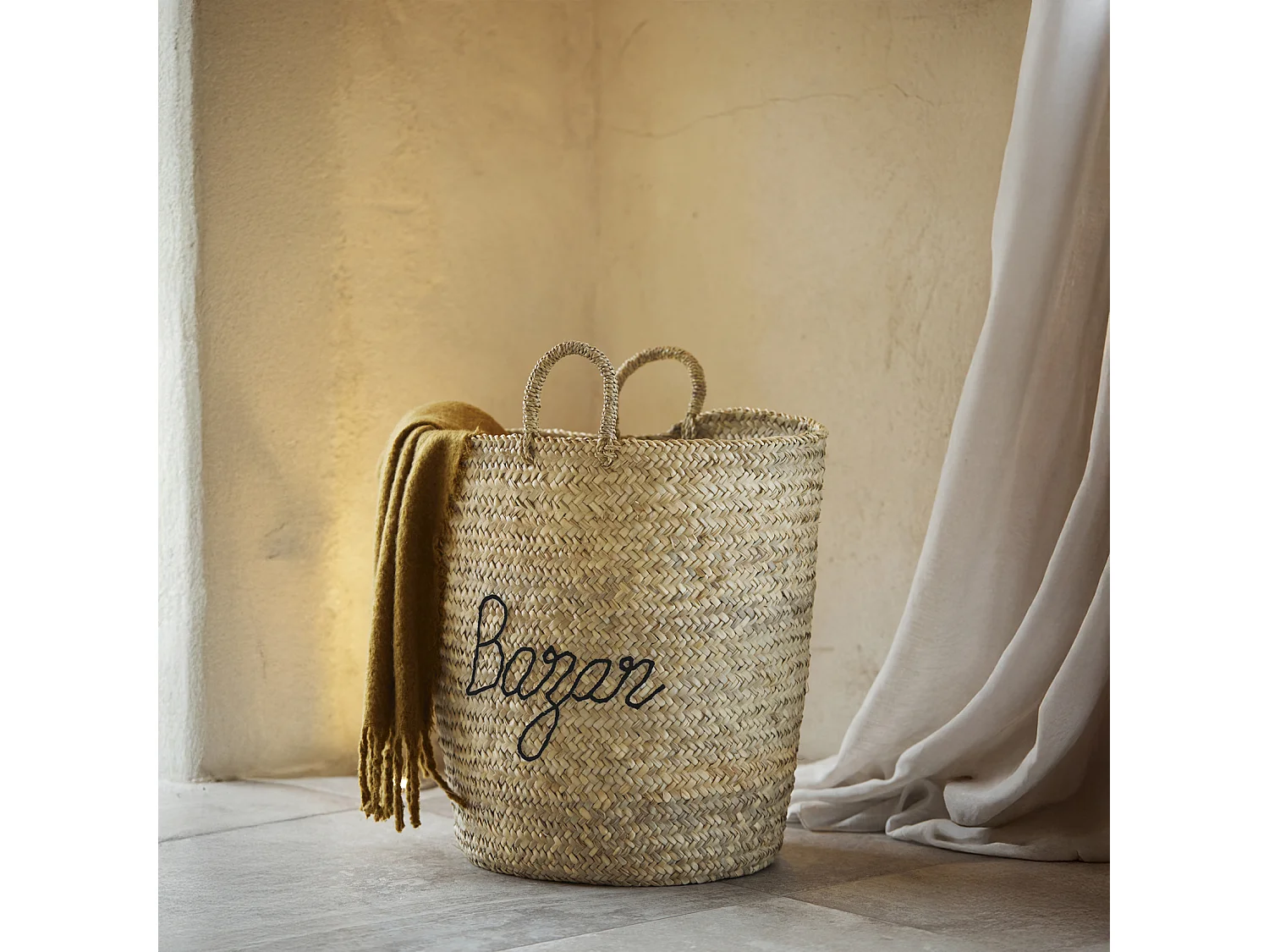 Gran cesta natural BAZAR XL