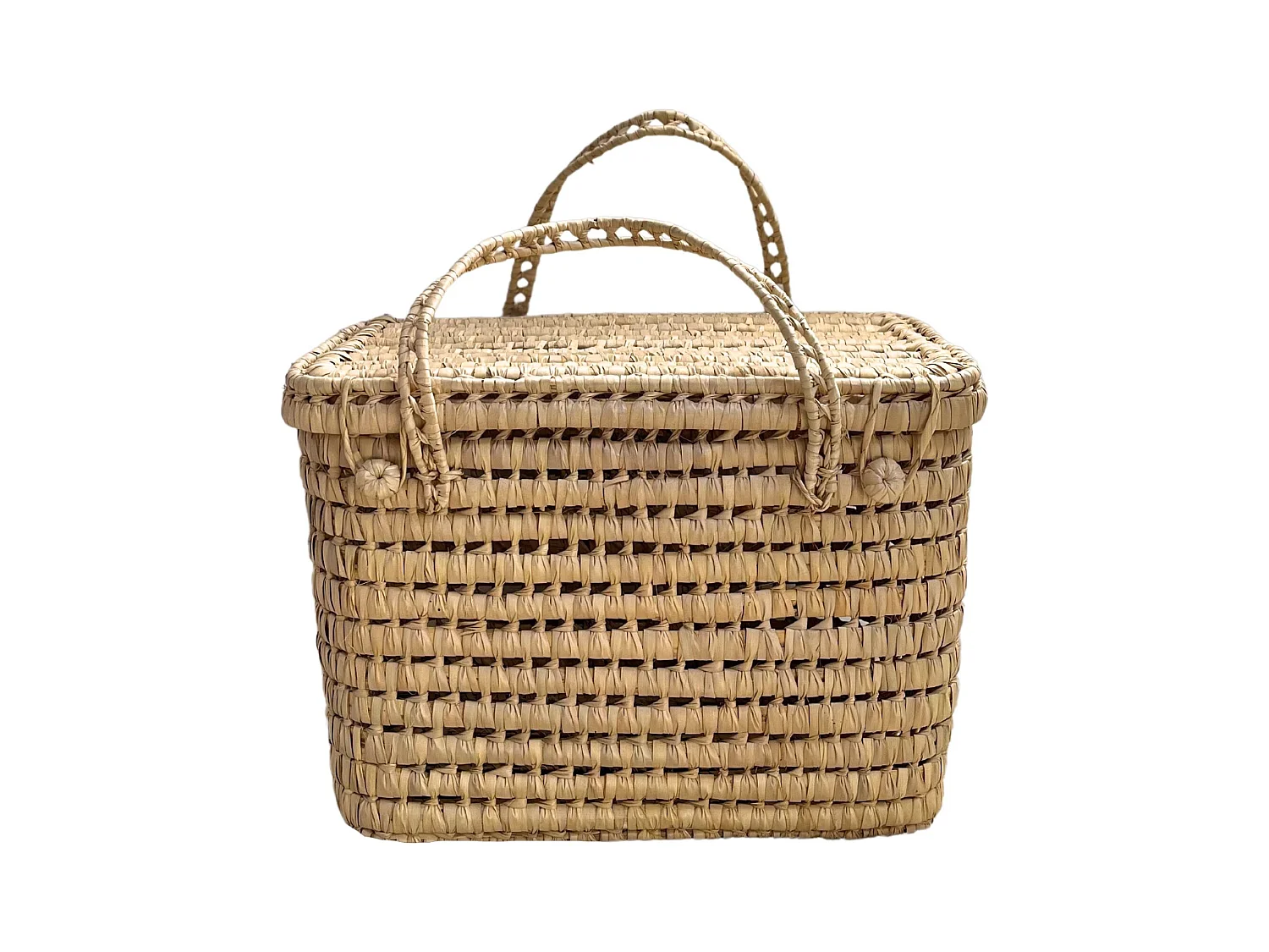 Coffre de rangement feuille de palmier