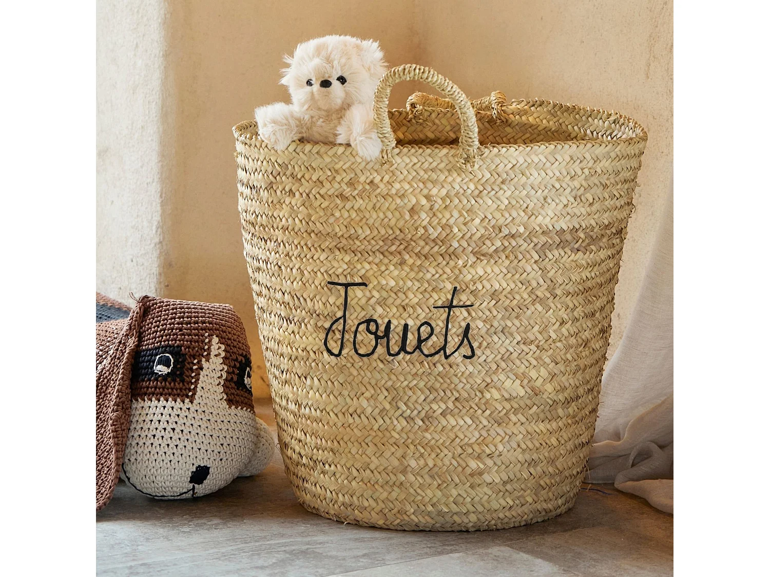 Grand panier naturel JOUETS XL