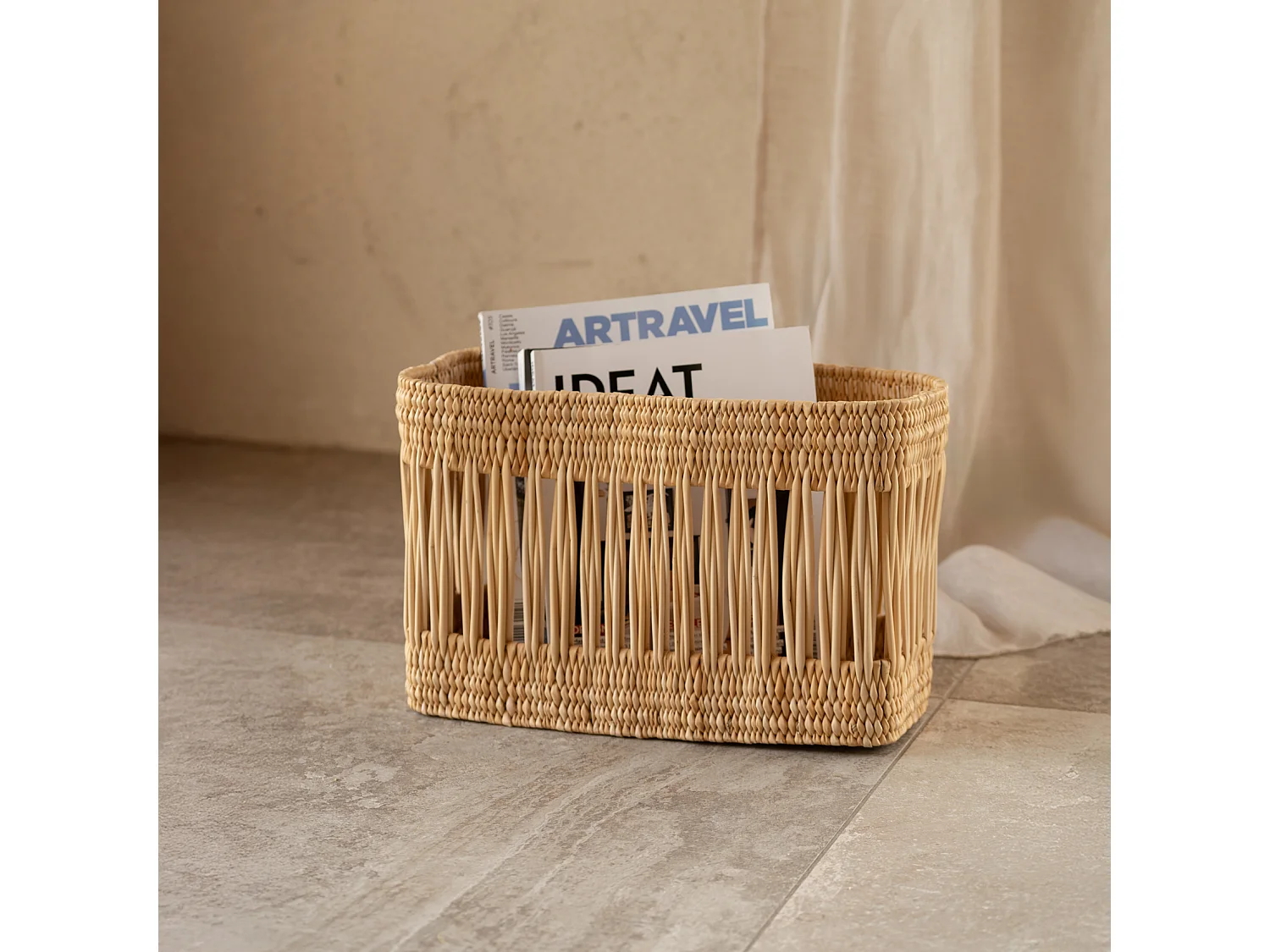 Revistero de fibras naturales