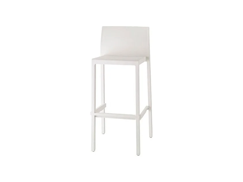 Tabouret de bar en plastique coloré indoor / outdoor 75 cm - Kate