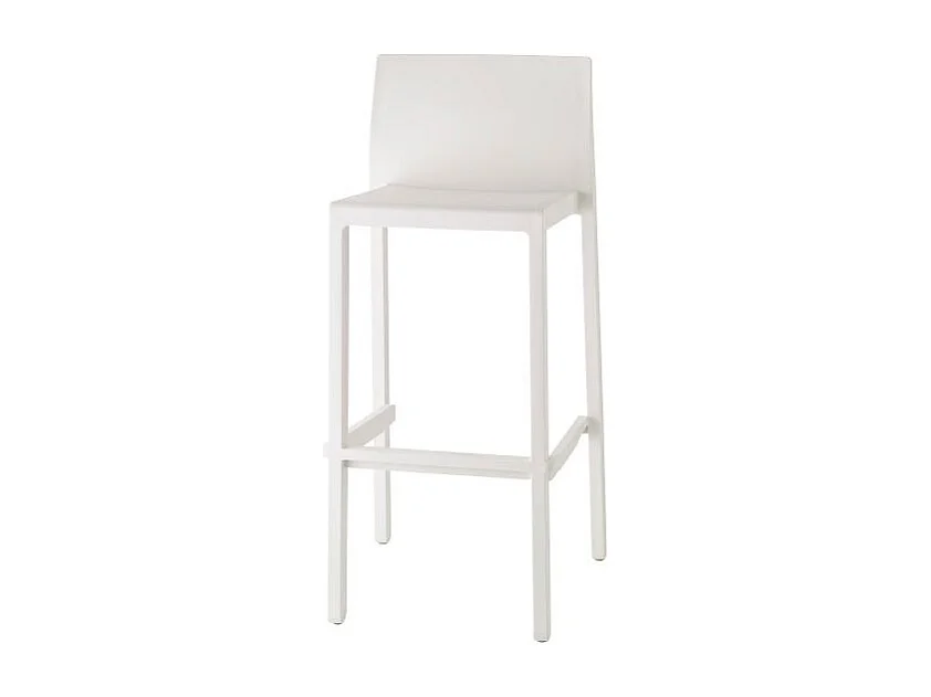 Tabouret de bar en plastique coloré indoor / outdoor 75 cm - Kate
