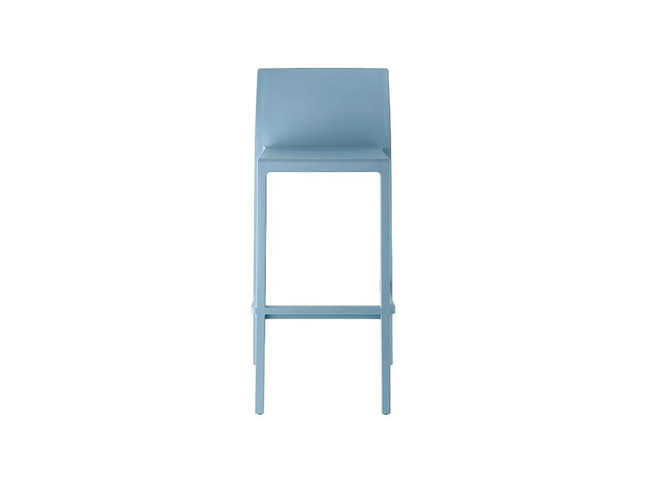 Tabouret de bar en plastique coloré indoor / outdoor 75 cm - Kate