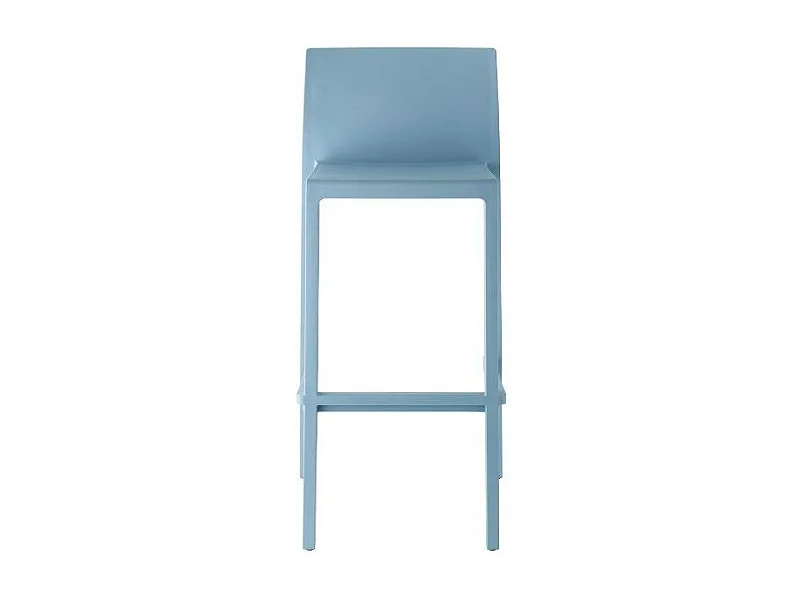 Tabouret de bar en plastique coloré indoor / outdoor 75 cm - Kate