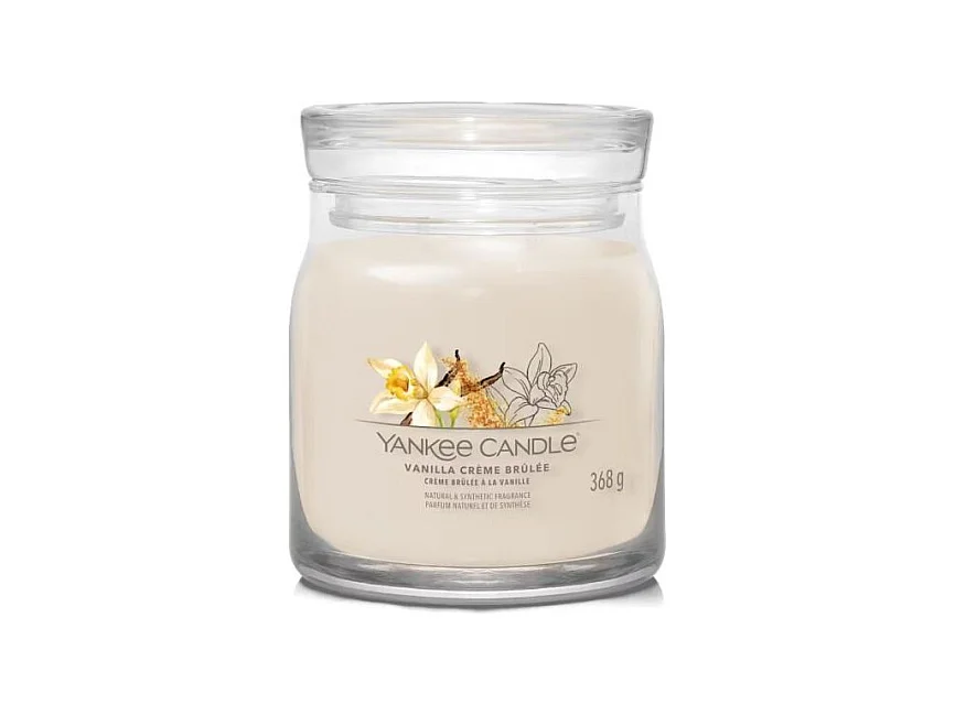 Moyenne bougie Crème brulée à la vanille
