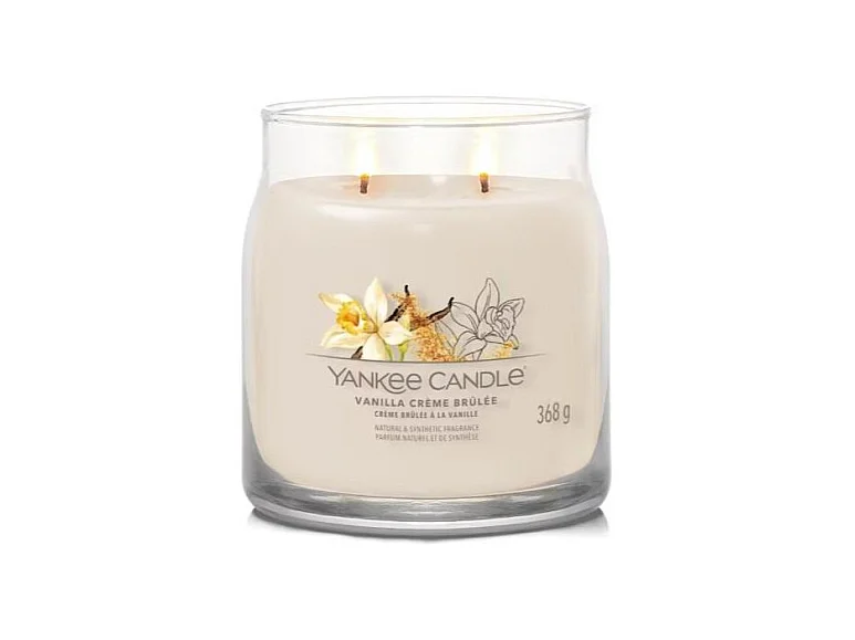 Moyenne bougie Crème brulée à la vanille