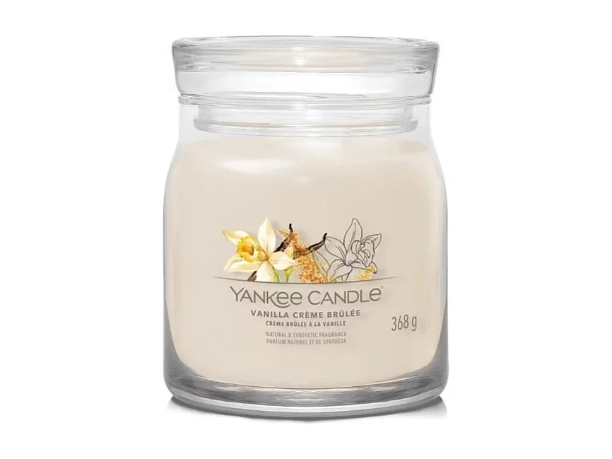 Moyenne bougie Crème brulée à la vanille