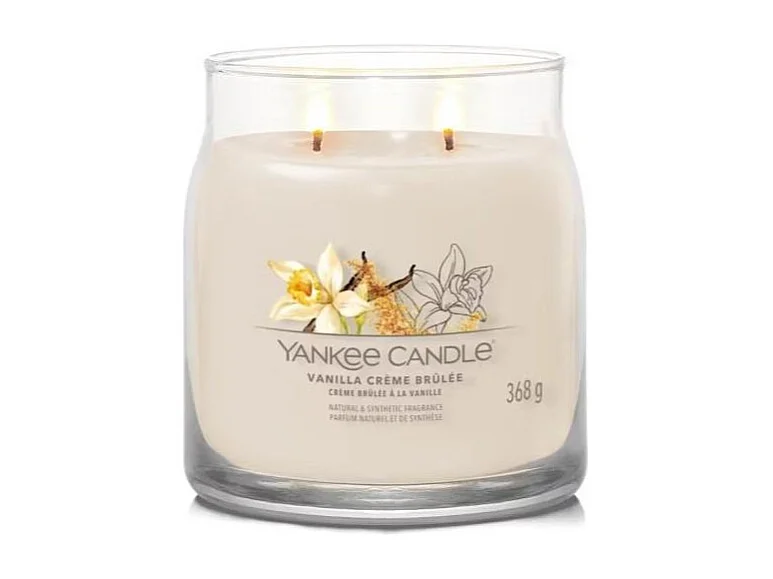 Moyenne bougie Crème brulée à la vanille