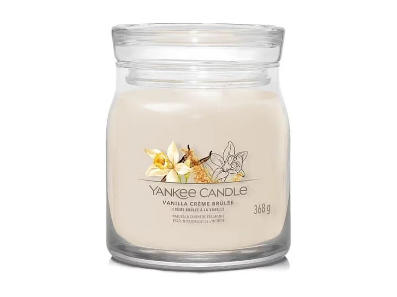Moyenne bougie Crème brulée à la vanille