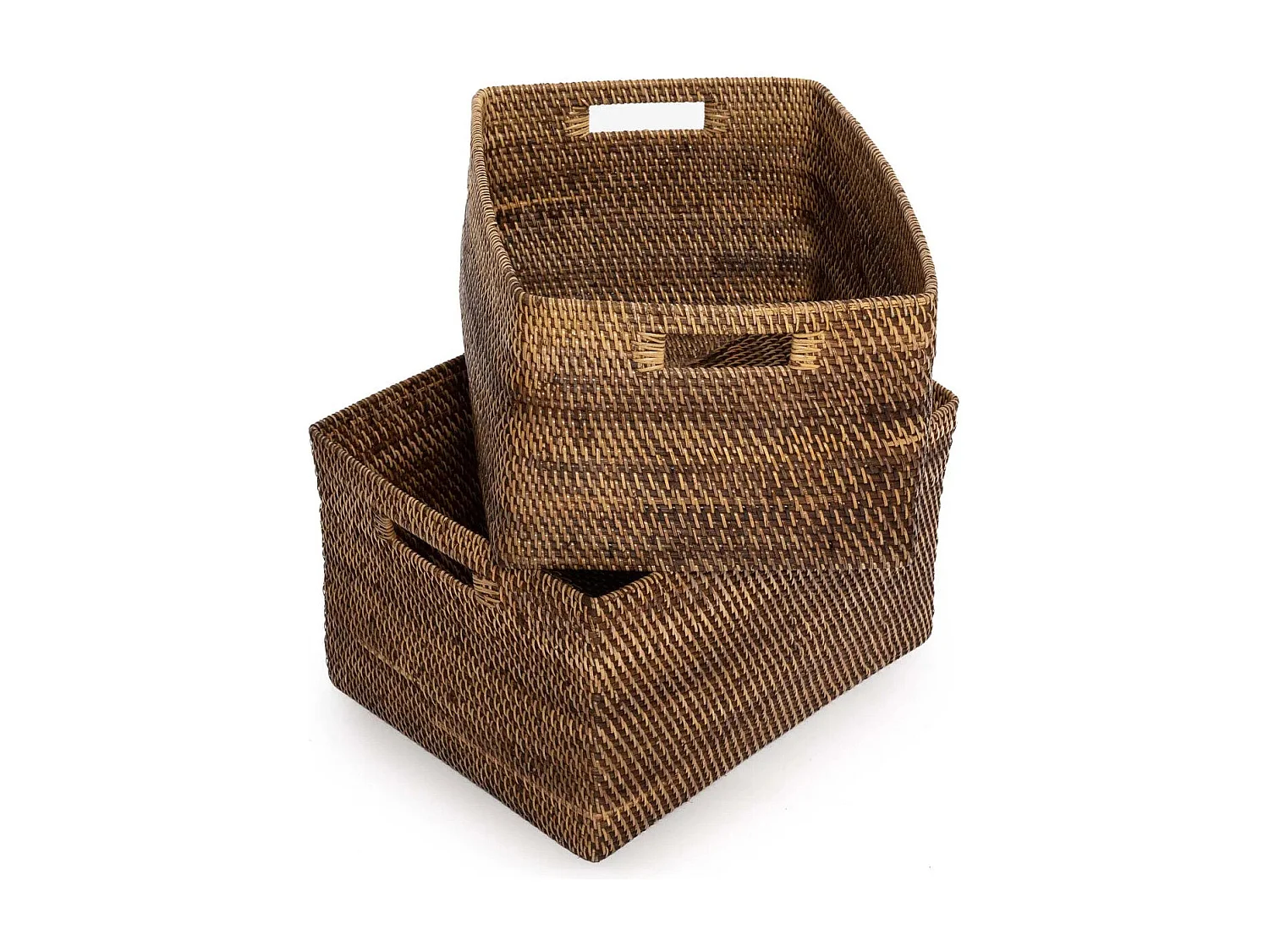 The Colonial Magazine Basket - Natural Brown - L
