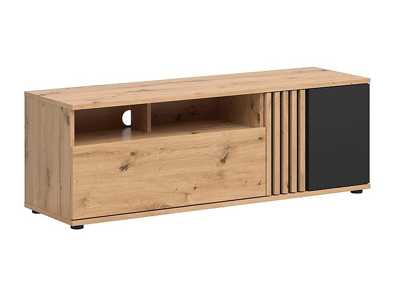 Móvel TV 1 porta 1 gaveta Ezra madeira 135cm