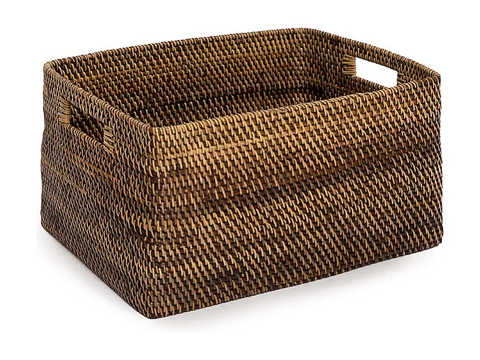 The Colonial Magazine Basket - Natural Brown - S