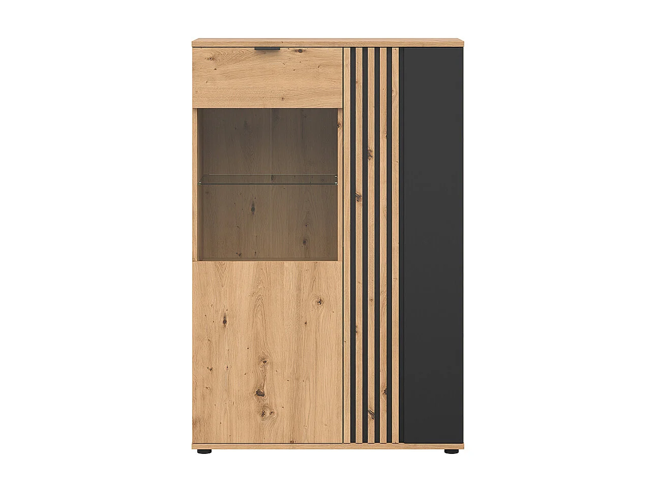 Vaisselier bas 2 portes Ezra Bois