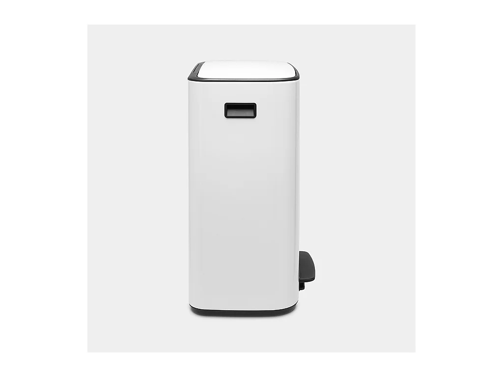 Brabantia Poubelle à pédale 2x30l blanc - 211447