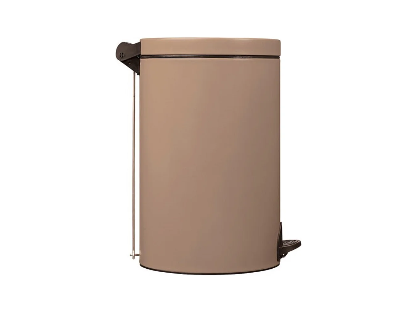 Rossignol Poubelle à pédale 20 l marron - 90248