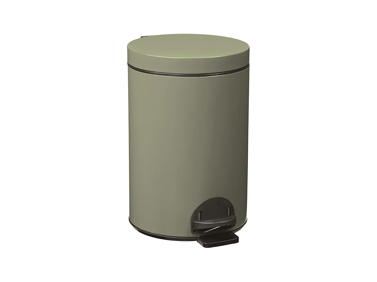 Rossignol Poubelle à pedale 14l gris ciment - 90194