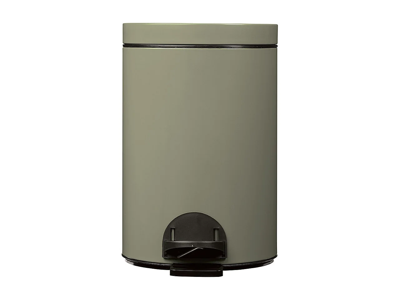 Rossignol Poubelle à pedale 14l gris ciment - 90194