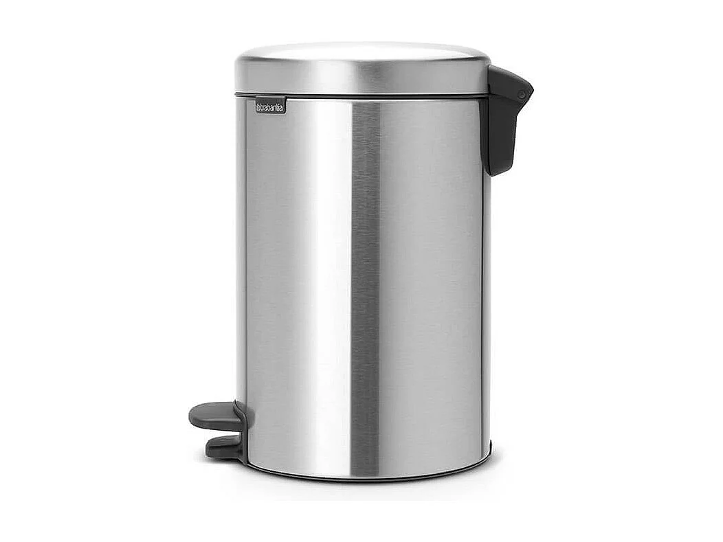 Brabantia Poubelle à pédale 12l matt steel - 113604