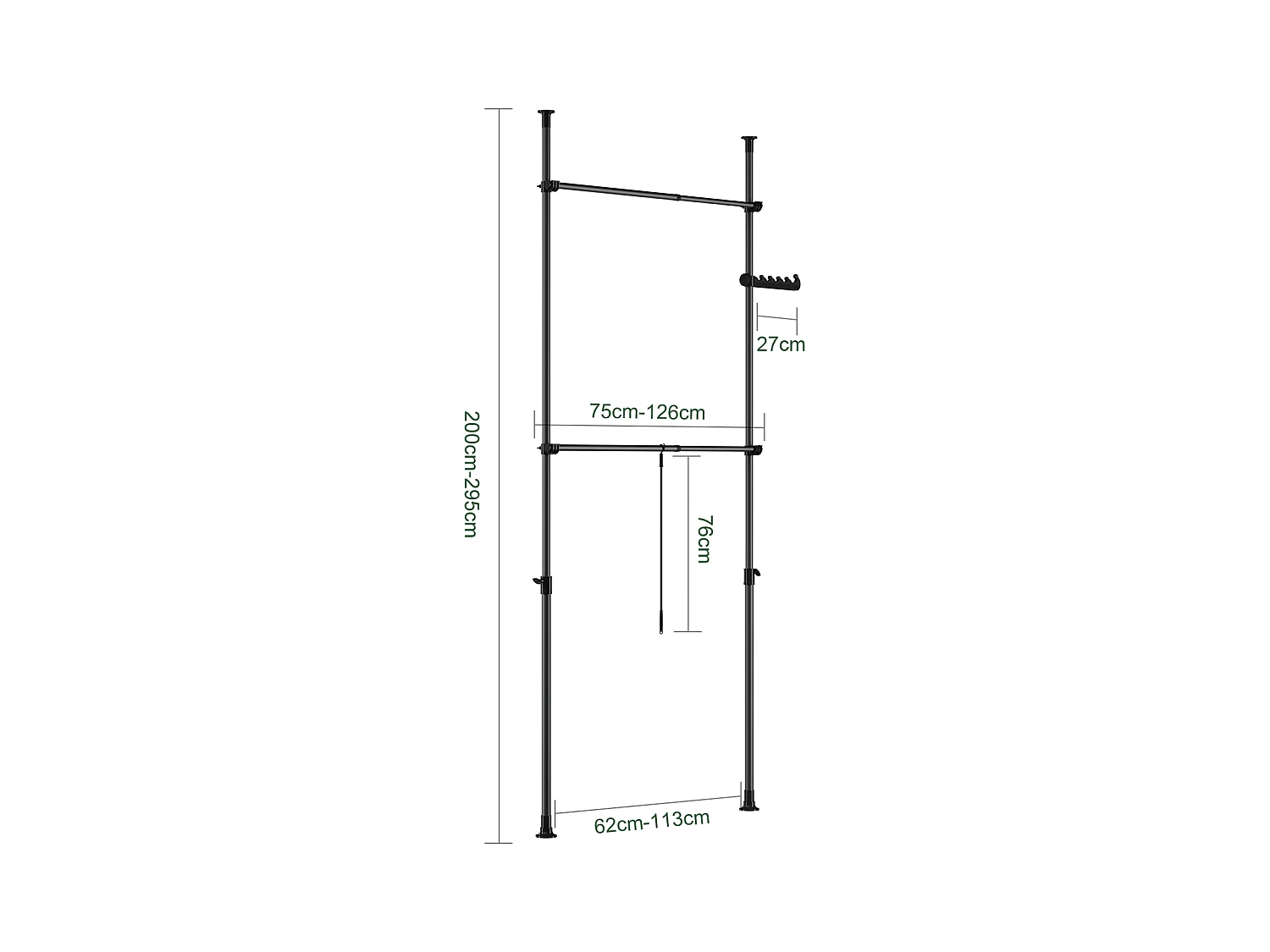 Armoire métallique grise anthracite avec miroir et portes coulissantes