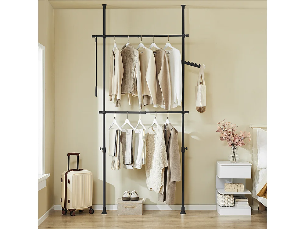 Armoire métallique grise anthracite avec miroir et portes coulissantes