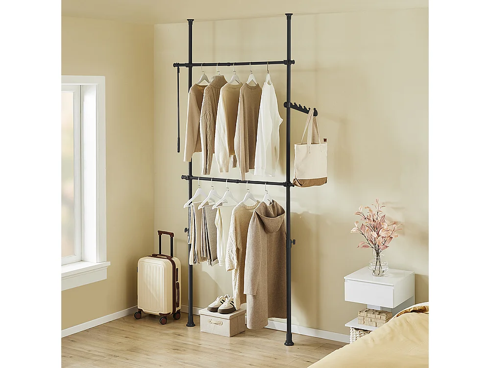 Armoire métallique grise anthracite avec miroir et portes coulissantes