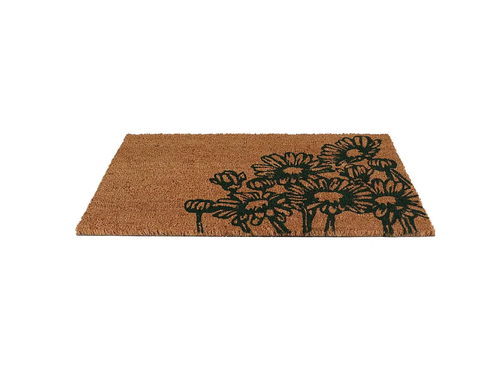 Paillasson en fibres de coco Fleurs