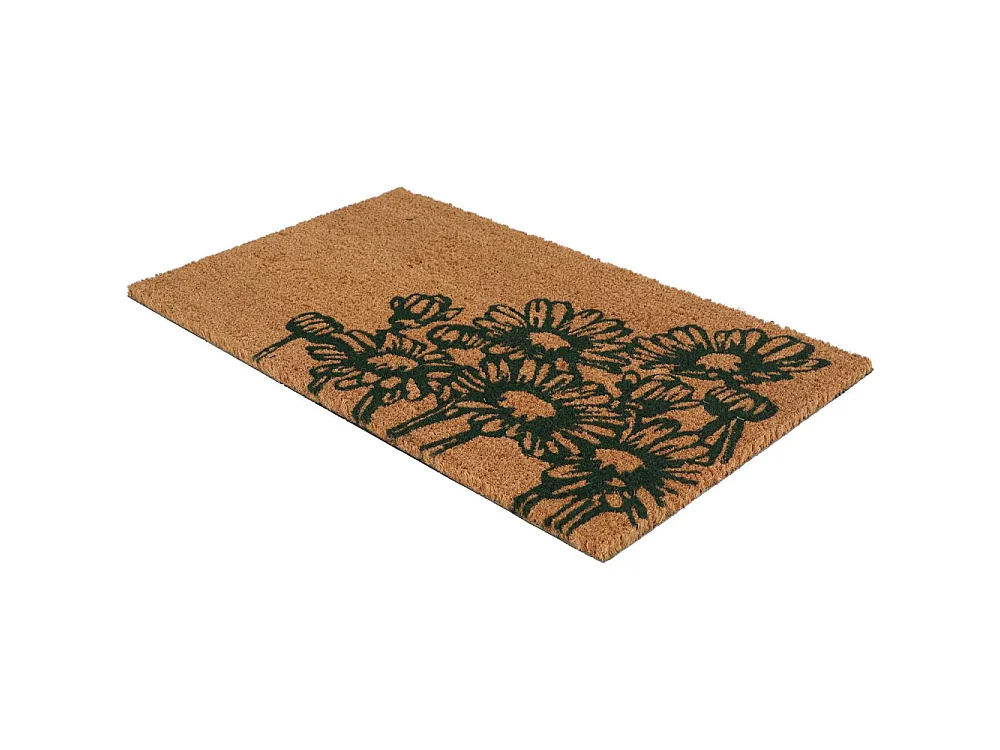 Paillasson en fibres de coco Fleurs