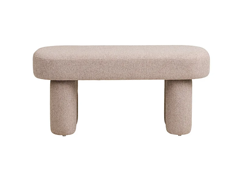 Weston - Banc en tissu L95cm - Beige