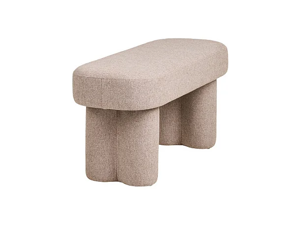 Weston - Banc en tissu L95cm - Beige