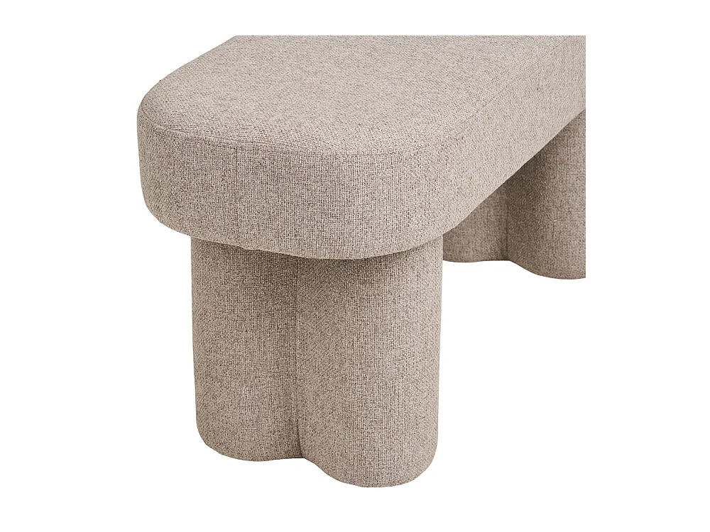 Weston - Banc en tissu L95cm - Beige