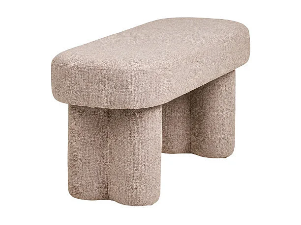 Weston - Banc en tissu L95cm - Beige