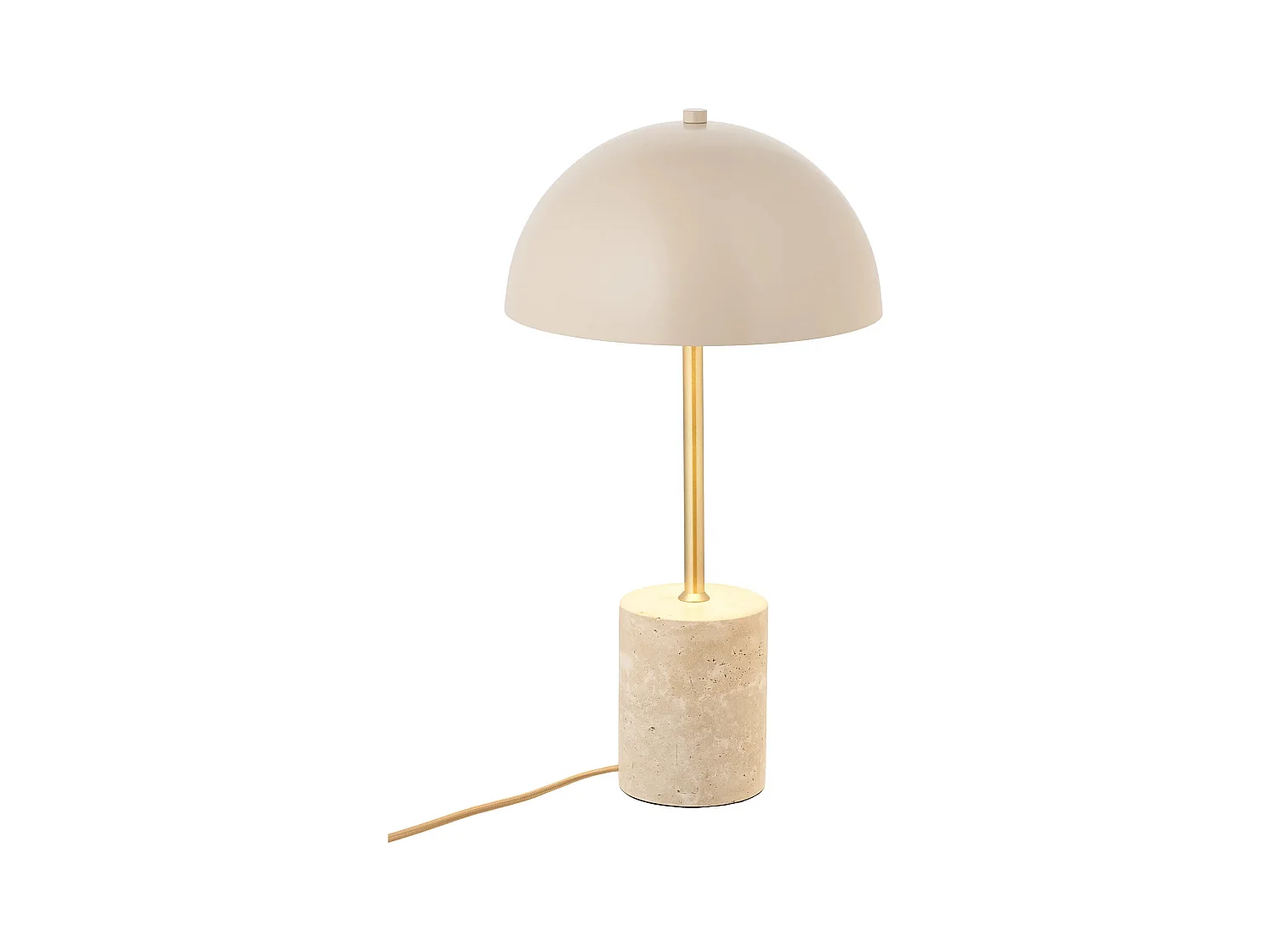 Olea Tischlampe beige.
