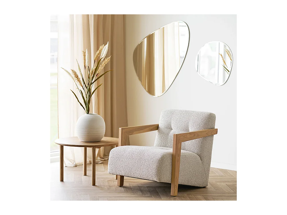 Iselin Couchtisch Ø70cm Eiche.