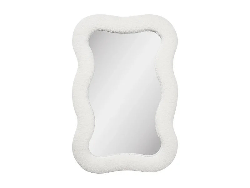 Miroir moderne en peluche BOSARO – L 54 × H 80cm