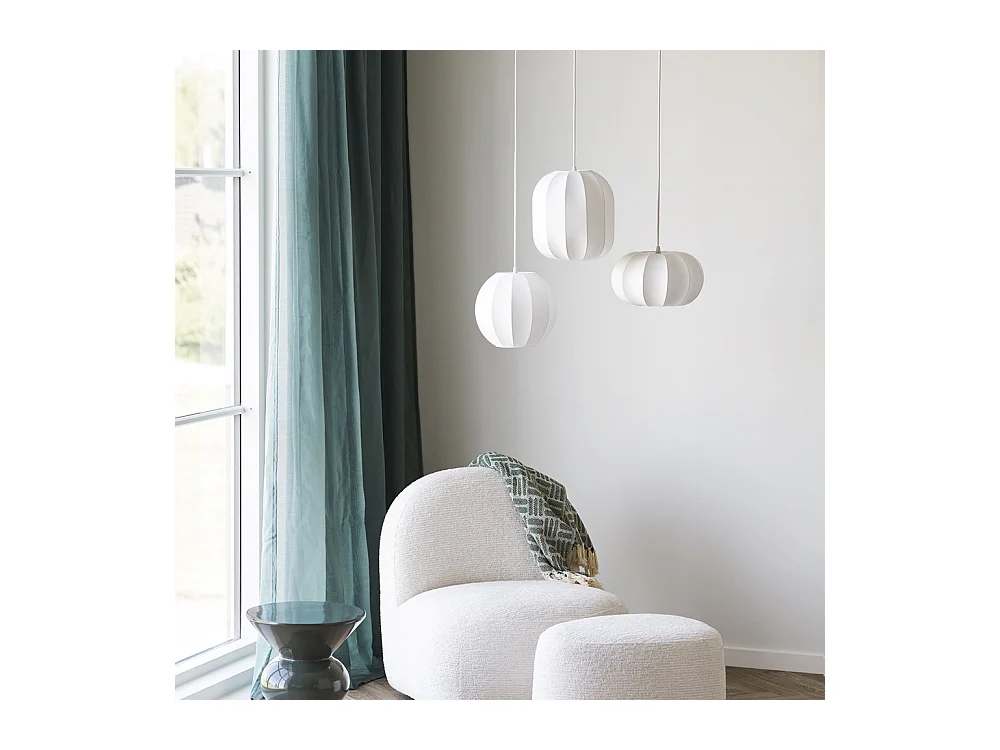 Fenja Pendelleuchte Ø25cm weiß.