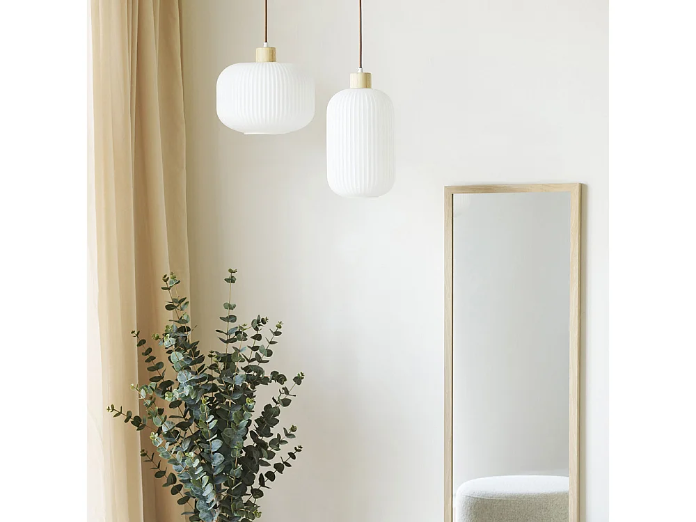 Kira Pendelleuchte Ø20cm weiß.