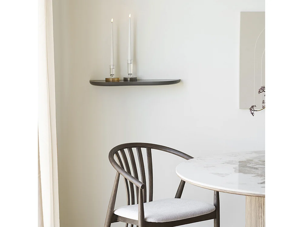 Nia wandplank bruin.