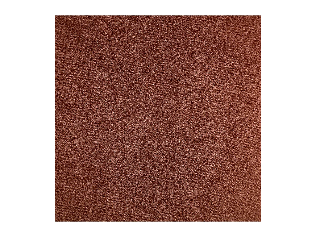 Habitat - Fauteuil pivotant matelassé en tissu et métal chromé  - Terracotta - Andrew