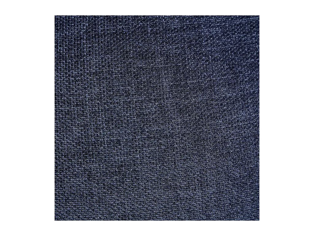 Habitat - Fauteuil pivotant en tissu et métal chromé - Bleu nuit - Mogliano