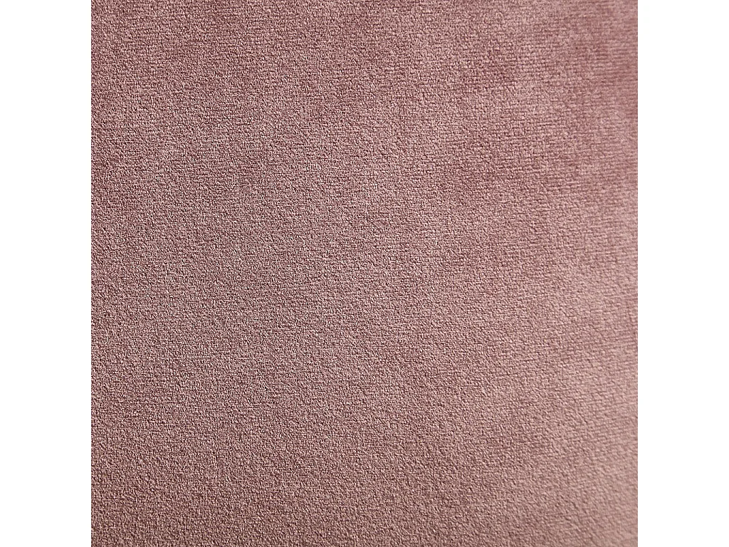 Habitat - Fauteuil pivotant matelassé en tissu et métal chromé  - Vieux rose - Andrew