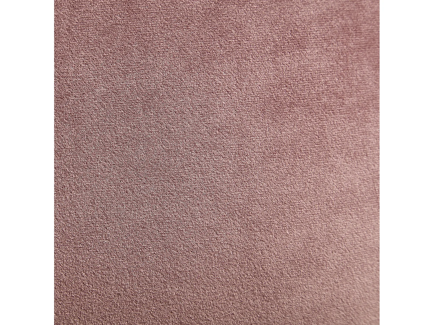 Fauteuil pivotant matelassé en tissu et métal chromé  - Vieux rose