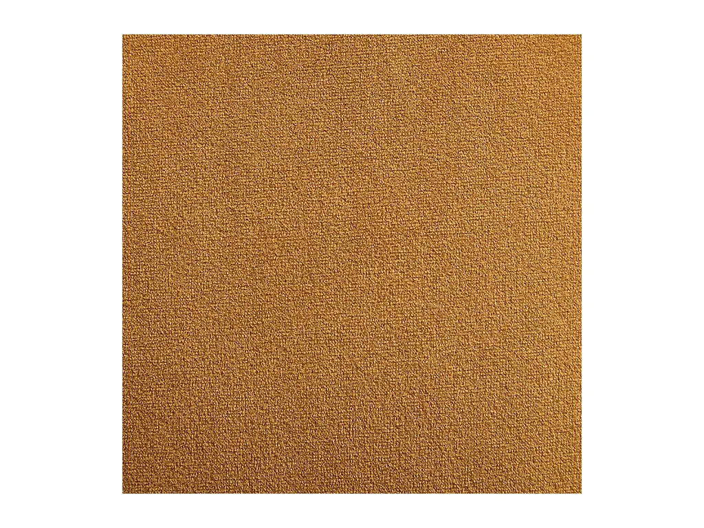 Habitat - Fauteuil pivotant matelassé en tissu et métal chromé  - Miel - Andrew